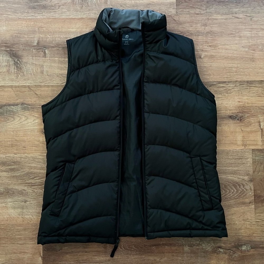 Lands’ End Puffer Vest - Size Medium (Tall)